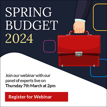 Sign up to our free Spring Budget Summary Webinar